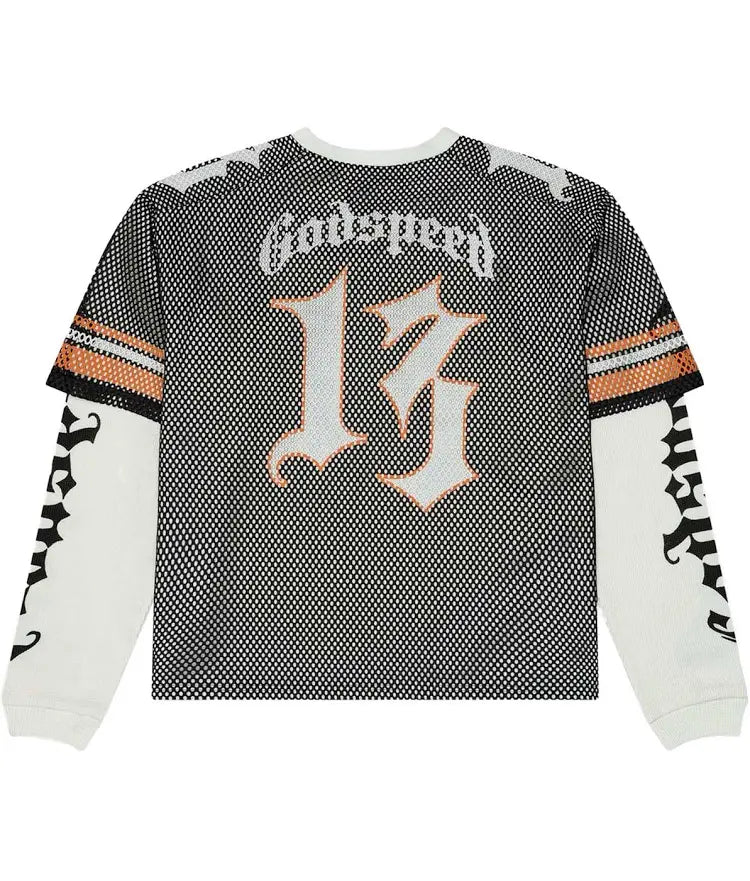 Godspeed TD Layered Jersey Black/White/Orange
