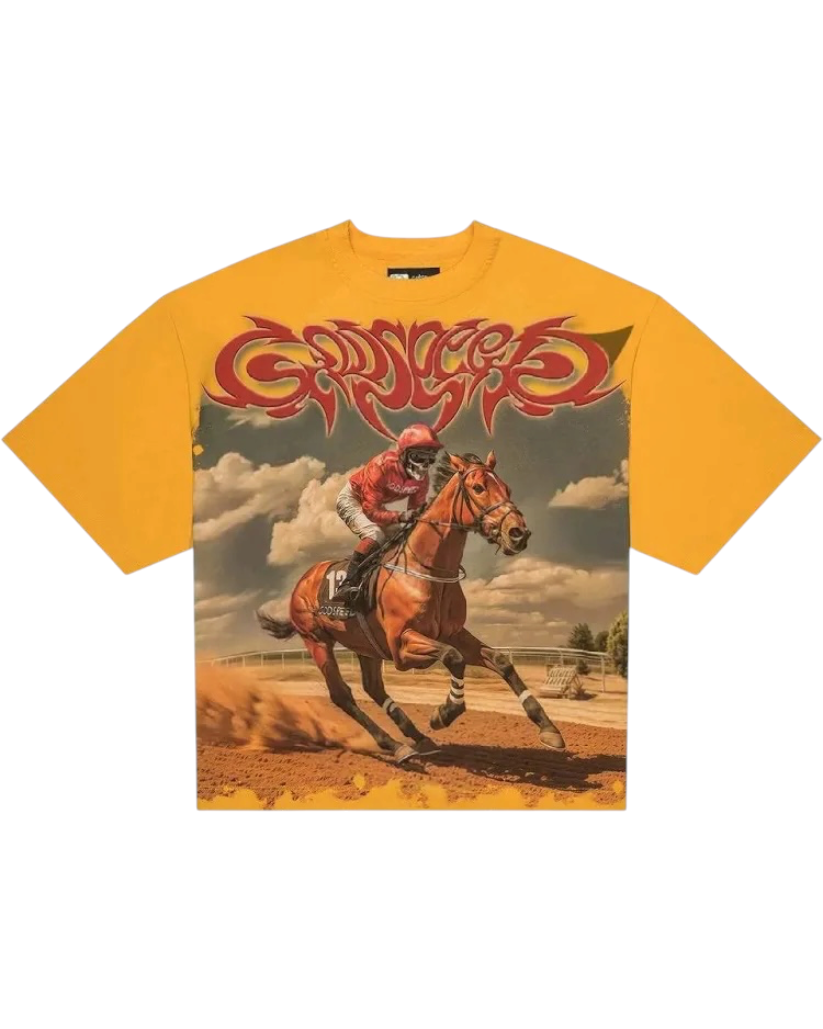 Godspeed Thoroughbred Tee Yellow